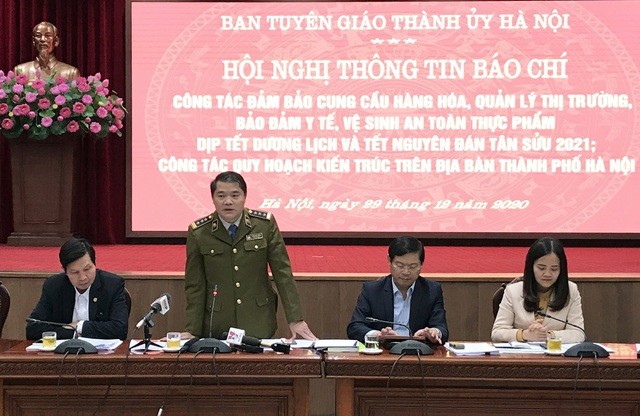 Ông Trần Việt Hùng - Phó Cục trưởng Cục Quản lý thị trường Hà Nội