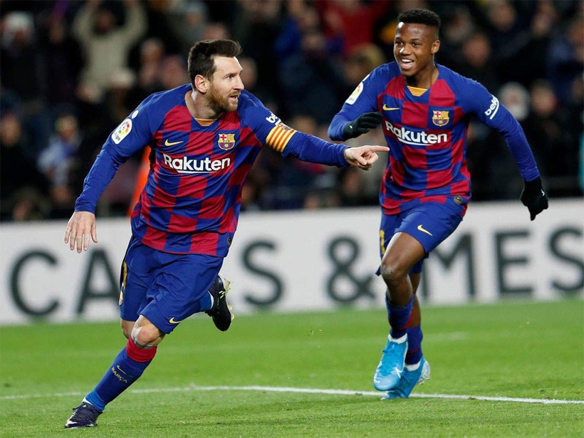 Fati được kỳ vọng sẽ là người sẽ kế vị “ngai vàng” của Messi ở Barca.