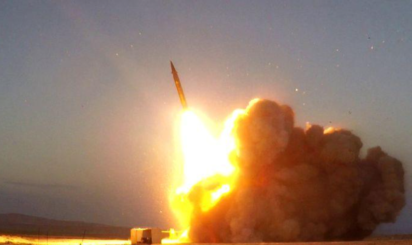 Một tên lửa được Iran công bố vào ngày 20/8/2020. (Ảnh: Reuters).