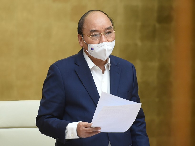 Thủ tướng Nguyễn Xuân Phúc yêu cầu làm rõ trách nhiệm trong sử dụng vốn vay và bố trí nguồn trả nợ. Ảnh: VGP/Quang Hiếu