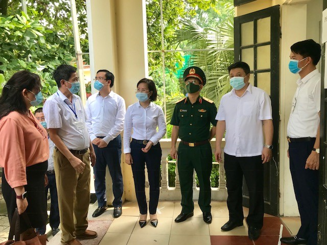Đoàn công tác số 10 kiểm tra công tác chuẩn bị thi tại huyện Thanh Oai