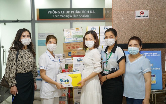 Đây là một trong nhiều bệnh viện mà Vinamilk đồng hành, tiếp sức trong khuôn khổ chiến dịch "Bạn Khỏe Mạnh, Việt Nam Khỏe Mạnh".