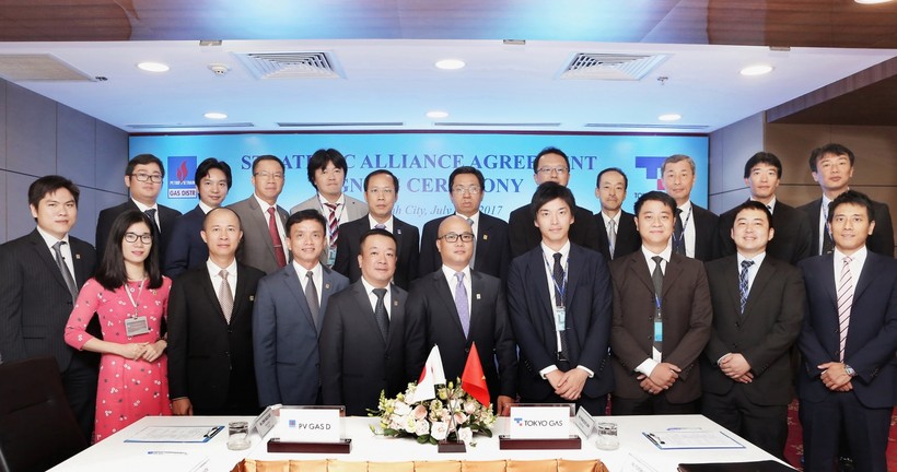 Từ tháng 8/2017, Tokyo Gas Asia đã ký kết hợp tác và trở thành cổ đông lớn thứ 2 của PGD.