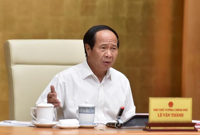 Phó Thủ tướng Lê Văn Thành: Phải theo dõi chặt chẽ diễn biến của bão số 1 - Ảnh: VGP/Đức Tuân.