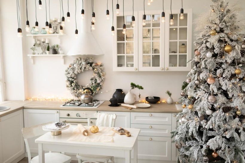 Gợi ý trang trí căn bếp mùa đông đơn giản đẹp hút hồn 