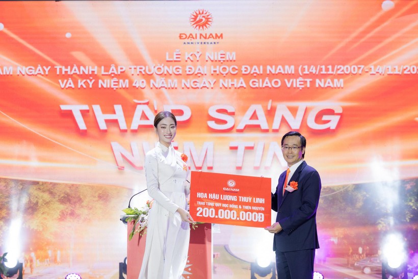 Hoa hậu Lương Thùy Linh được bổ nhiệm là Giảng viên trợ giảng