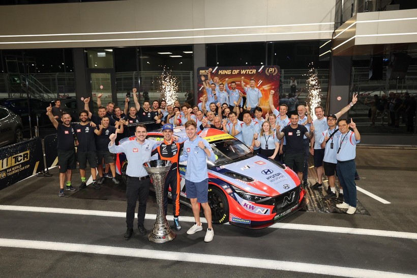 Hyundai Elantra N TCR giành chiến thắng tại giải vô địch đua xe du lịch thế giới