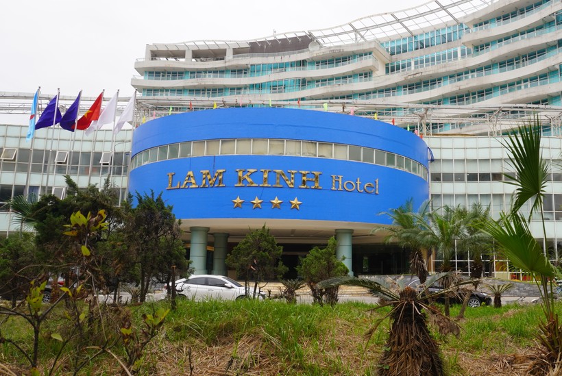 Khách sạn Lam Kinh sau 3 năm bỏ hoang đã được sửa sang để hoạt động trở lại. (Ảnh: NT).