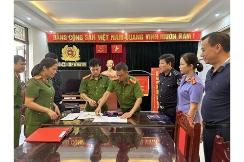 Công an tỉnh Thanh Hoá phối hợp các đơn vị phá đường dây ma tuý xuyên biên giới. (Ảnh: CATH)