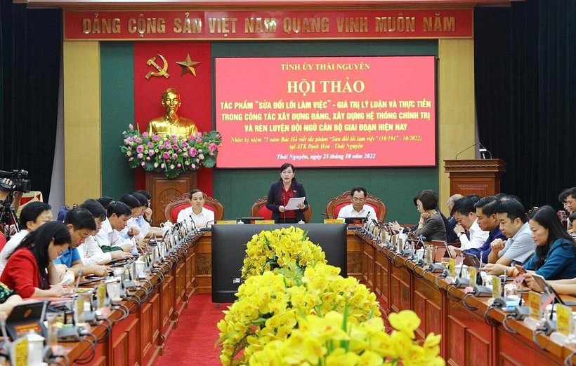 Hội thảo tác phẩm sửa đổi lối làm việc được tổ chức tại Thái Nguyên.