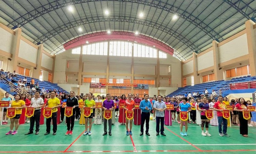 Khai mạc giải thể thao ngành Giáo dục và đào tạo tỉnh Thái Nguyên.