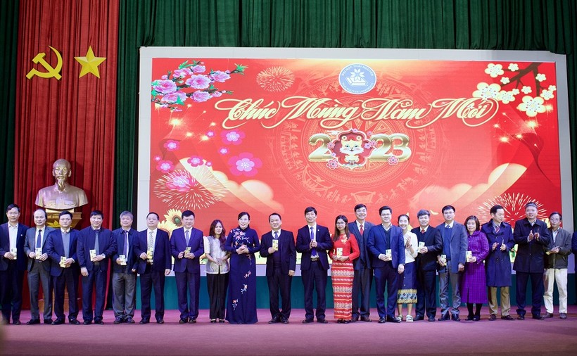 Bí thư Tỉnh ủy Thái Nguyên Nguyễn Thanh Hải gặp mặt cán bộ, giảng viên Đại học Thái Nguyên đầu xuân Quý Mão năm 2023.