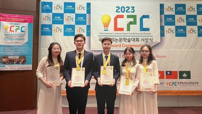 Học sinh trường PT Vùng Cao Việt Bắc xuất sắc đạt huy chương vàng tại cuộc thi Khoa học kỹ thuật quốc tế.