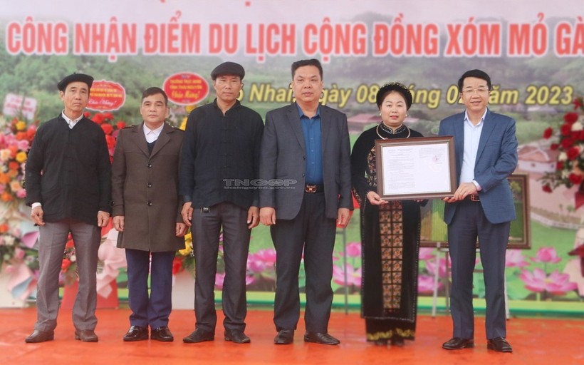 Thái Nguyên công nhận điểm du lịch cộng đồng Xóm Mỏ Gà (Ảnh: Thainguyen.gov.vn).