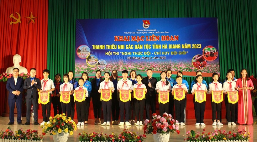 Khai mạc Liên hoan Thanh thiếu nhi các dân tộc tỉnh Hà Giang năm 2023