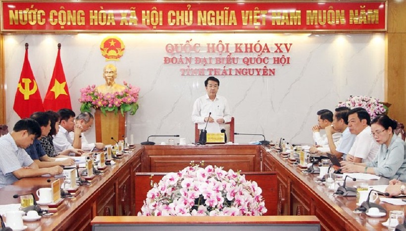 Đoàn công tác của Ủy ban Dân tộc làm việc với tỉnh Thái Nguyên.