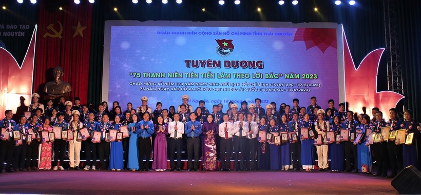 75 thanh niên tiên tiến làm theo lời Bác tỉnh Thái Nguyên năm 2023.