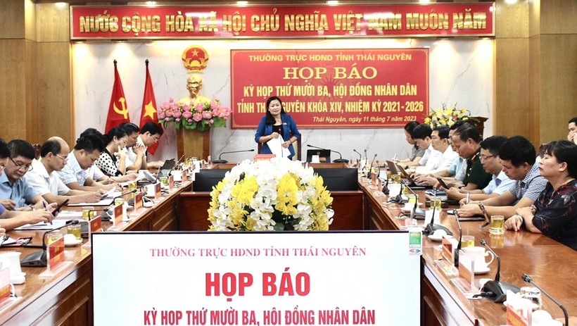 Họp báo thông tin kỳ họp thứ 13, HĐND tỉnh Thái Nguyên khóa XIV.