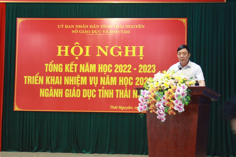 Ông Đặng Xuân Trường, Phó Chủ tịch Thường trực UBND tỉnh Thái Nguyên phát biểu tại Hội nghị.