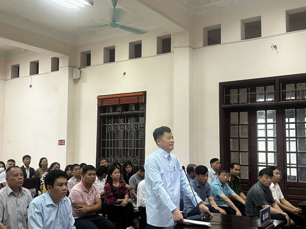 Xét xử cựu Bí thư Thành ủy Thái Nguyên (Ảnh: Báo Công an Nhân dân)