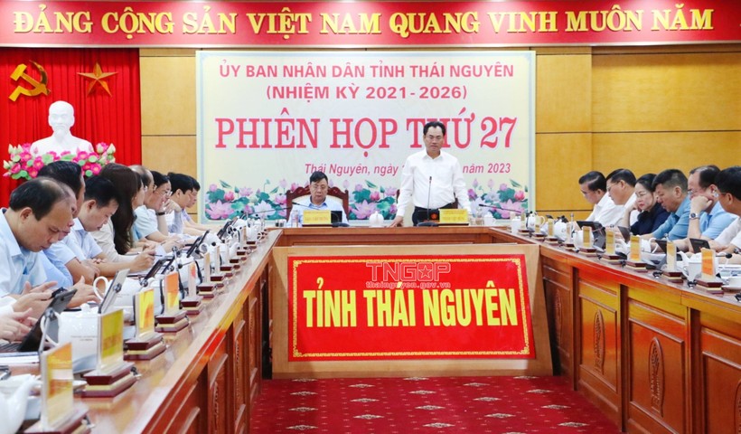 UBND tỉnh Thái Nguyên họp phiên thường kỳ triển khai nhiệm vụ trọng tâm quý IV năm 2023
