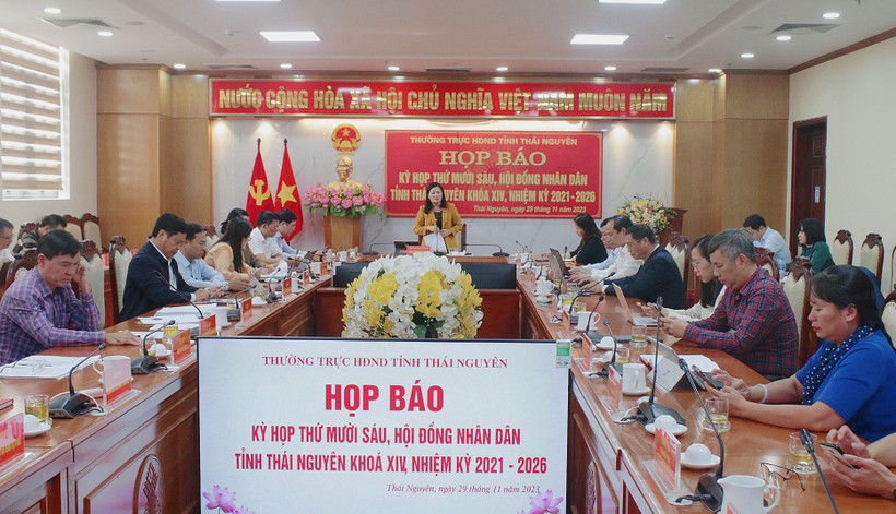 HĐND tỉnh Thái Nguyên tổ chức họp báo thông tin về kỳ họp thứ 16.