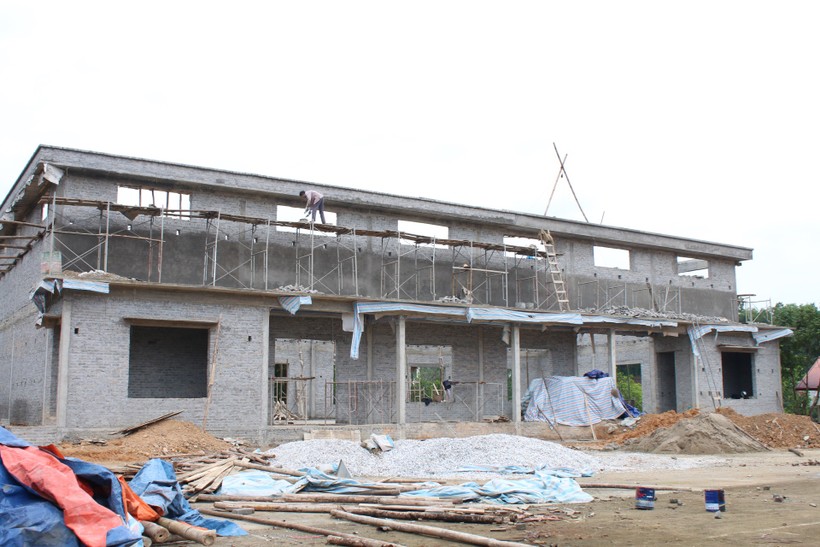 Công trình nhà đa năng và hạng mục phụ trợ tại trường THCS Cổ Lũng (Phú Lương, Thái Nguyên).