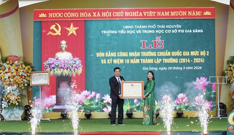 Thái Nguyên có thêm trường liên cấp đạt chuẩn quốc gia mức độ 2.