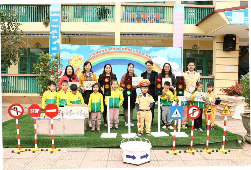 Thái Nguyên nâng cao kiến thức An toàn giao thông cho trẻ mầm non.