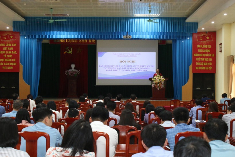 Thái Nguyên tập huấn công tác tổ chức các kỳ thi năm 2024.