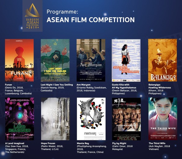 10 phim ASEAN trong danh sách tranh giải chính thức tại BAFF 2019