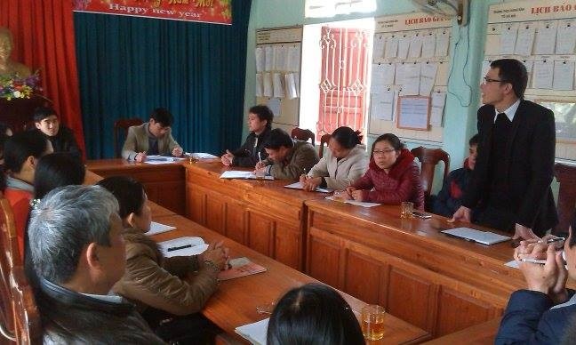 Cuộc họp Hội đồng kỷ luật Trường THCS Hương Bình về vụ việc của thầy giáo Trần Thế Vinh