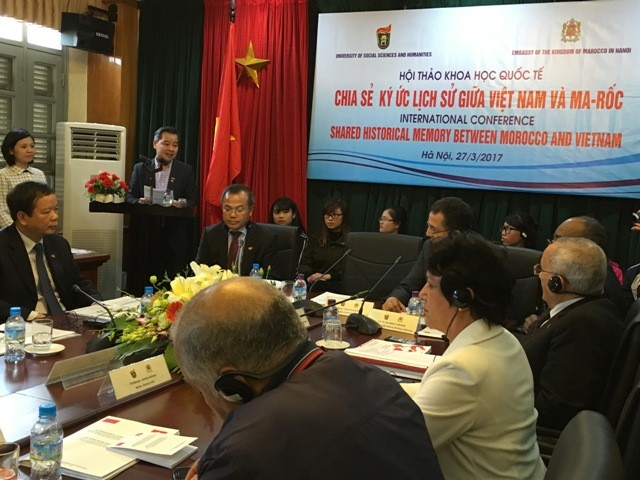 GS.TS Phạm Quang Minh - Hiệu trưởng Trường Đại học Khoa học Xã hội và Nhân văn (ĐHQGHN) - phát biểu tại Hội thảo