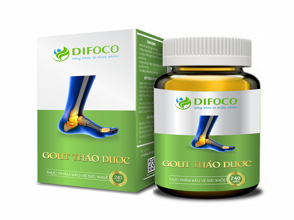 Thực phẩm bảo vệ sức khỏe: Gout thảo dược của Công ty Cổ phần Difoco