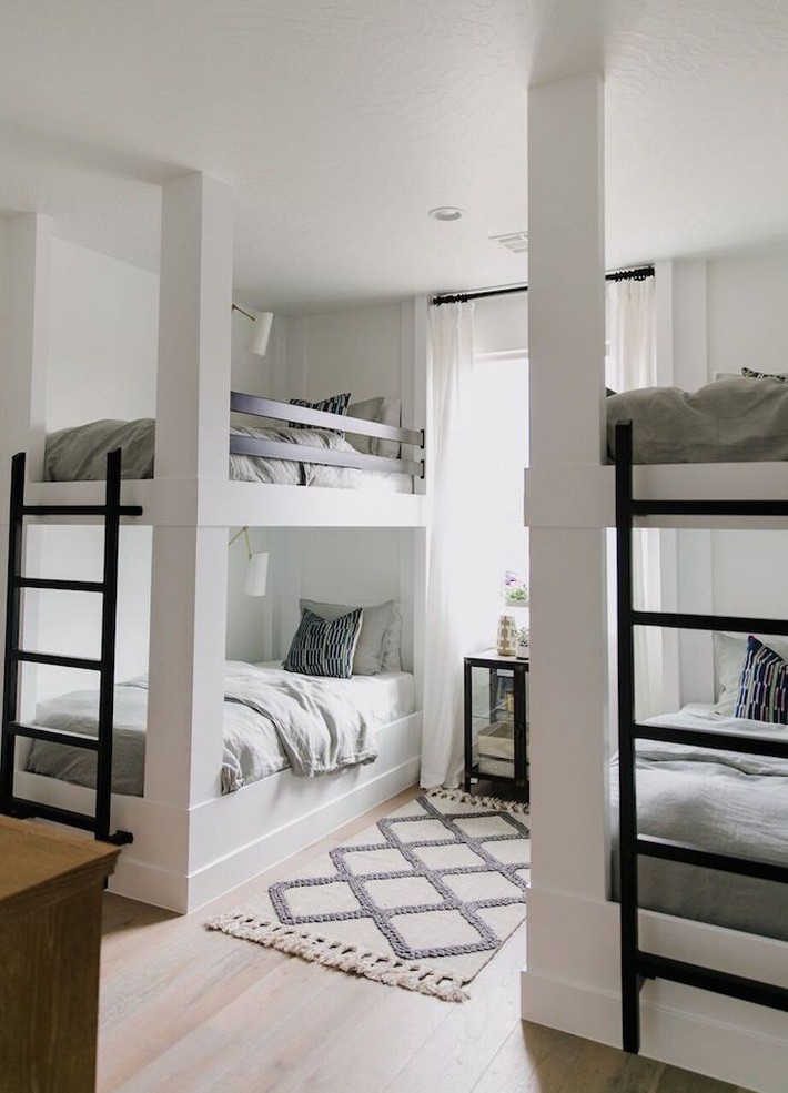 10 thiết kế trang trí phòng ngủ tuyệt đẹp dành cho nhà đông người 
