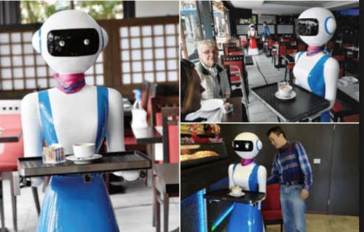 Một nhà hàng Italy sử dụng robot làm nhân viên phục vụ bàn