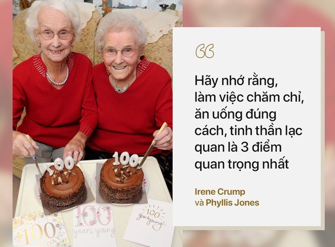 3 việc đơn giản làm hằng ngày giúp cặp song sinh sống thọ 100 tuổi