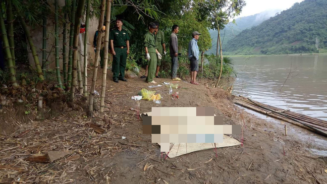 Thi thể cháu bé được phát hiện dưới sông Lam, cách nhà khoảng 5km.