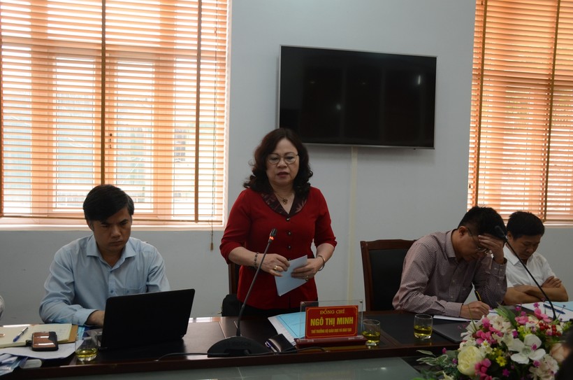 Thứ trưởng Ngô Thị Minh đánh giá cao sự chủ động, nỗ lực của tỉnh Điện Biên trong các công tác giáo dục.