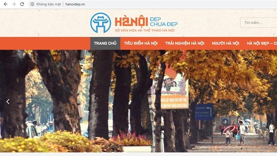 Ra mắt website “Hanoidep.vn”.