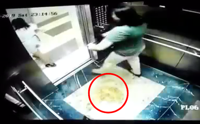 Vị khách tè bậy trong thang máy chung cư Gelexia Riverside Hoàng Mai khiến chủ nhà bị phạt 2 triệu đồng