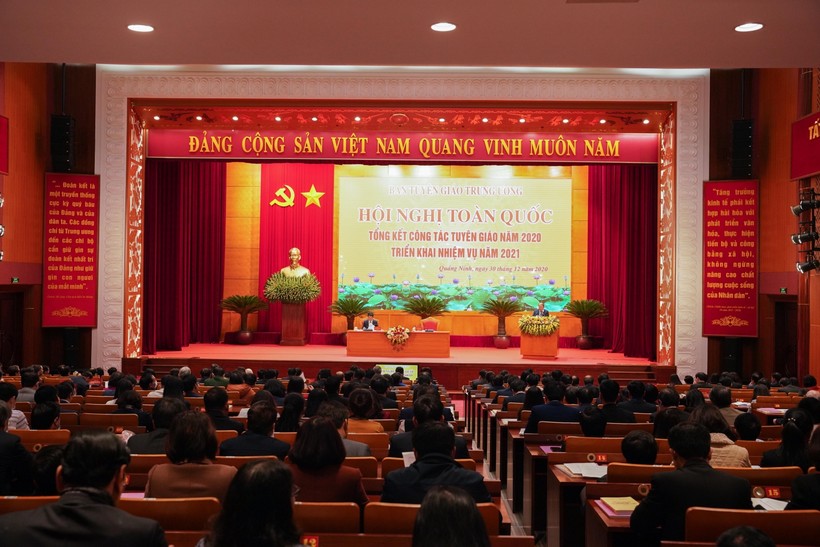 Hội nghị toàn quốc tổng kết công tác tuyên giáo năm 2020 diễn ra ngày 30/12 tại TP Hạ Long, tỉnh Quảng Ninh