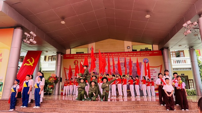 Chuyên đề đội của Trường Tiểu học Lê Hồng Phong, quận Ngô Quyền.