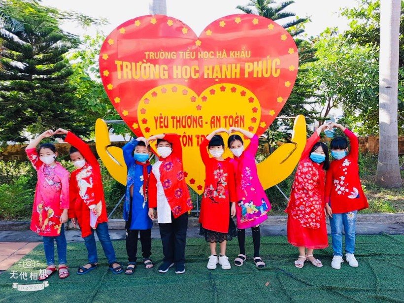 Học sinh Trường Tiểu học Hà Khẩu, TP Hạ Long, tỉnh Quảng Ninh
