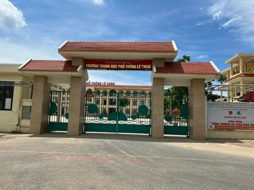 Trường THPT Lê Chân (ảnh Nguyễn Dịu)