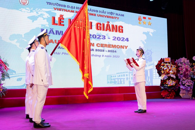 Lễ Khai giảng năm học mới 2023-2024 Trường Đại học Hàng hải Việt Nam.