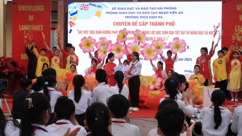 Chuyên đề Tiếng Anh tại Trường THCS Nam Hà, quận Kiến An thành công tốt đẹp.