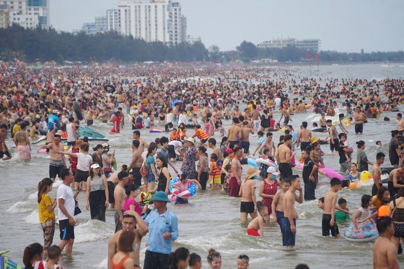 Mùa du lịch biển 2023, Sầm Sơn dự kiến đón 7,2 triệu lượt khách. Ảnh: LT.