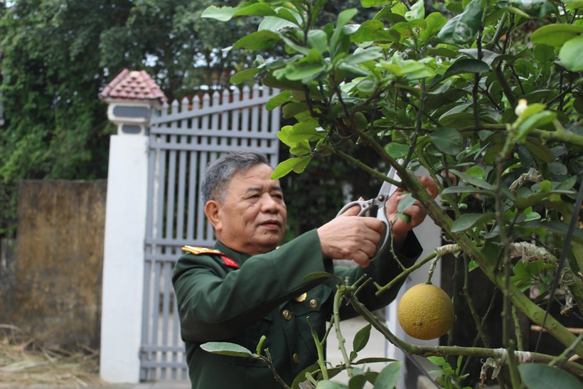 Cựu chiến binh, thiếu tá Lê Hồng Trương. Ảnh: LT.