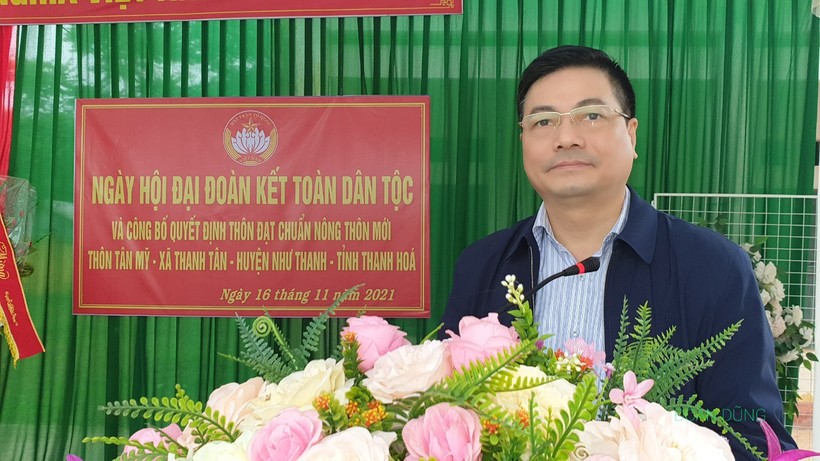 Bí thư Huyện ủy Như Thanh - Đinh Xuân Hướng.